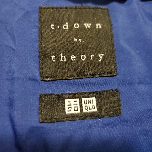 T Down Theory By Uniclo Color Block Winter Puffer Coat - Picture 5 of 9